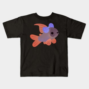 Ribbon corydoras - concolor Kids T-Shirt